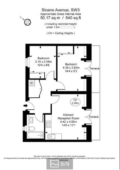2br Penthouse With Balcony * Londra